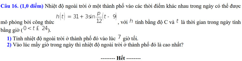 De thi giua ki 1 mon Toan lop 11 - So GD Bac Ninh 2023