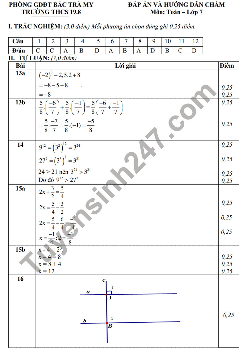 De thi giua ki 1 nam 2023 mon Toan lop 7 - THCS 19.8