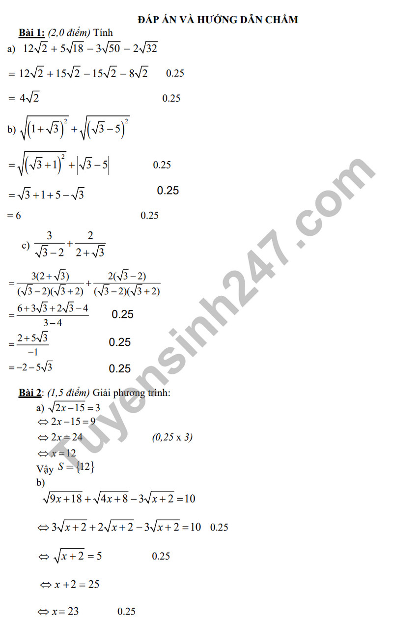 De tham khao ki 1 mon Toan lop 9 - TH&THCS Tan Trung 2023