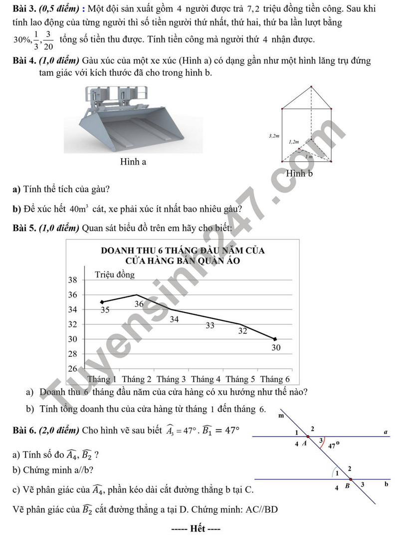 De tham khao ki 1 mon Toan lop 8 - THCS Qui Duc 2023