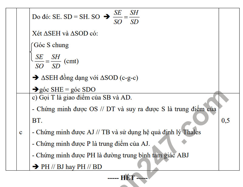 De tham khao ki 1 mon Toan lop 9 - THCS Suong Nguyet Anh 2023