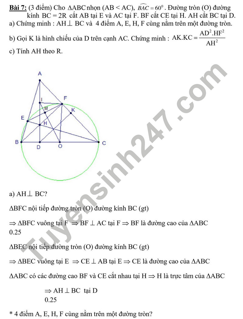 De thi cuoi ki 1 mon Toan lop 9 - THCS Trung Son 2023