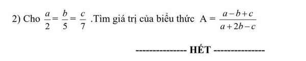 De kiem tra ki 1 mon Toan lop 7 - THCS Viet Tien 2023