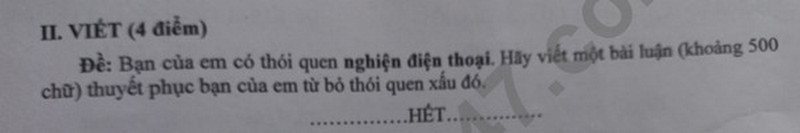 De kiem tra ki 1 mon Van lop 10 - THPT Vo Thanh Trinh 2023
