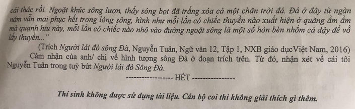 De cuoi ki 1 lop 12 mon Van nam 2023 - THCS - THPT Suoi Nho