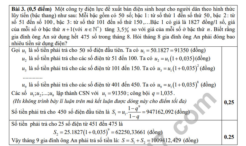 De thi cuoi ki 1 mon Toan lop 11 - THPT Sao Nam 2023 (Co dap an)