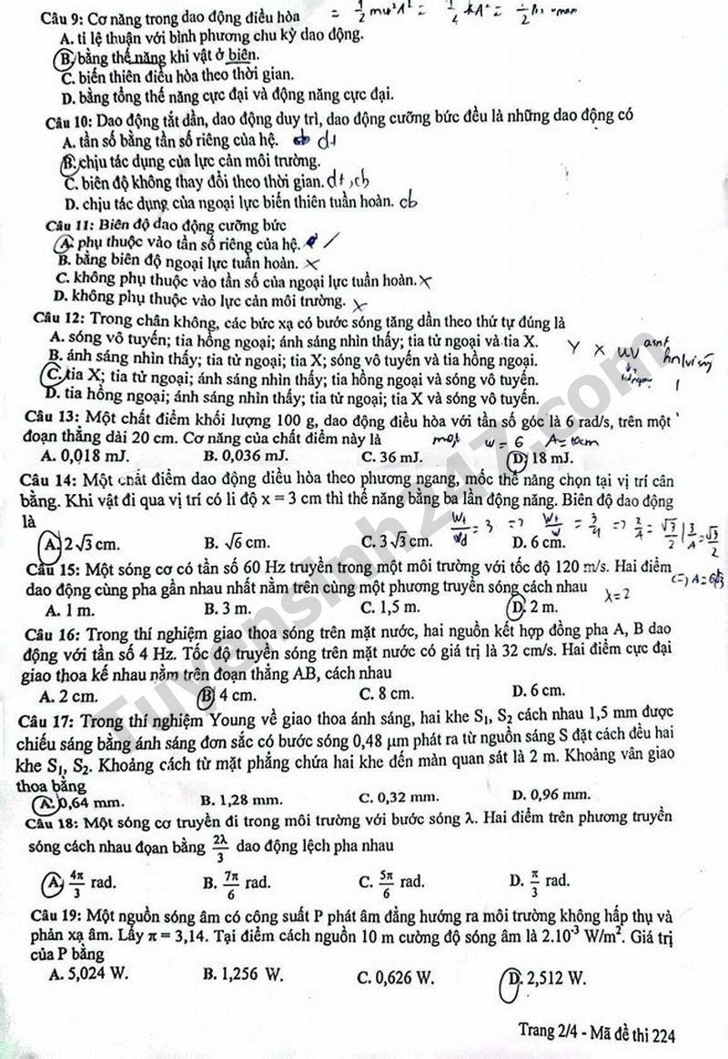 De kiem tra cuoi ki 1 lop 11 mon Li 2023 - THPT Gia Dinh (Co dap an)