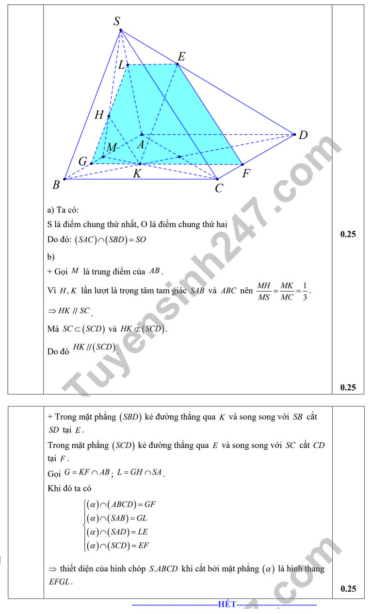 De thi HK 1 mon Toan lop 11 - THPT Tran Quoc Toan 2023 (Co dap an)