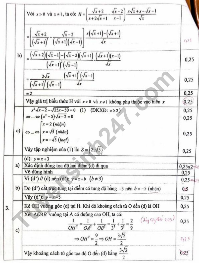 De thi cuoi ki 1 mon Toan lop 9 - Phong GD Di An 2023 (Co dap an)