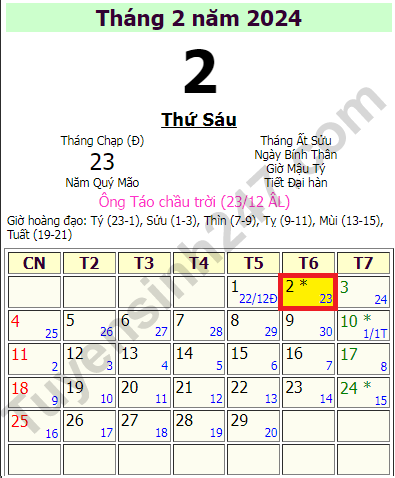 Ngay ong tao ve troi la ngay bao nhieu, cac nghi le cung?