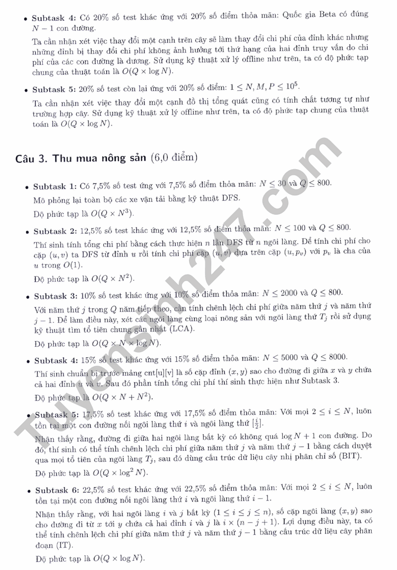 De thi hoc sinh gioi Quoc gia mon Tin 2024 (Co dap an)