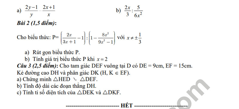 De thi giua ki 2 mon Toan lop 8 nam 2024 - THCS Phan Boi Chau (De tham khao)