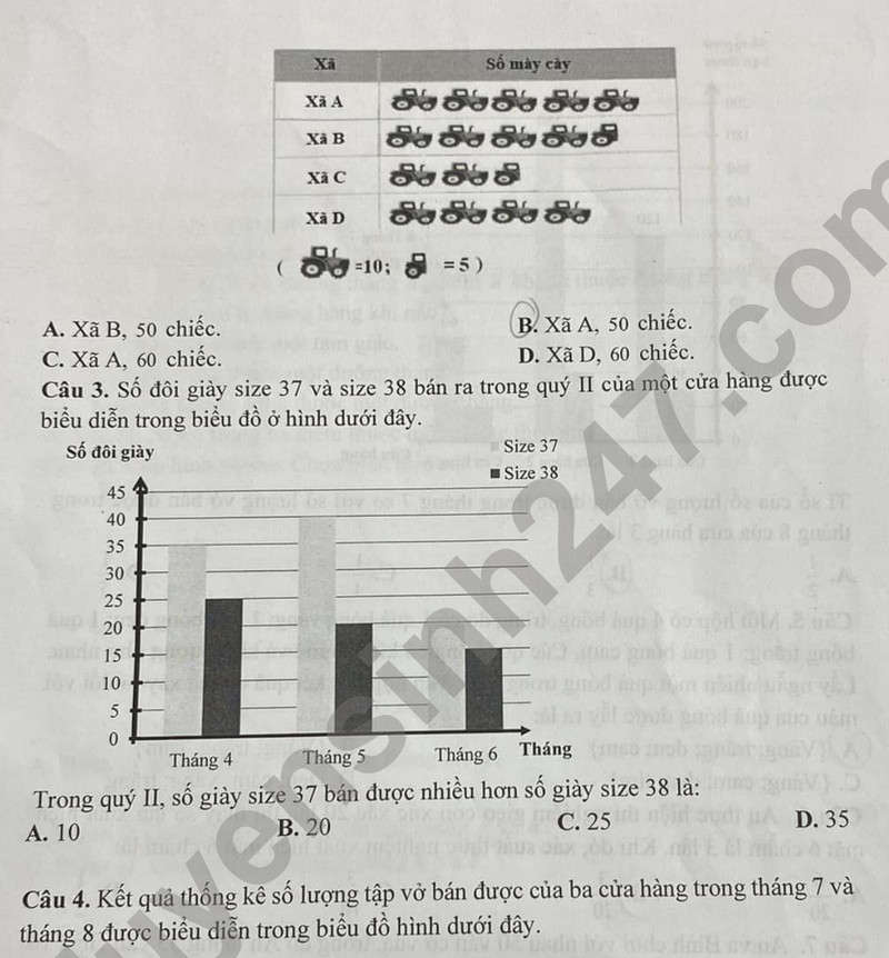 De cuong on tap giua ki 2 mon Toan lop 6 - THCS Khuong Thuong 2024