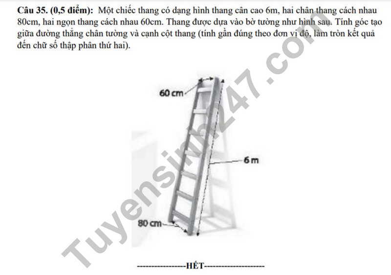 De giua ki 2 mon Toan lop 11 - THPT thi xa Quang Tri 2024 (Co dap an)