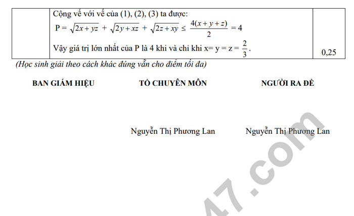 De giua ki 2 mon Toan lop 9 nam 2024 - TH&THCS Truong Thanh (Co dap an)