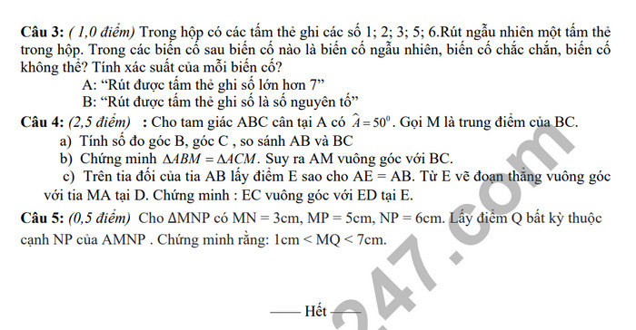 De thi giua ki 2 mon Toan lop 7 - THCS Giao Long 2024 (Co dap an)