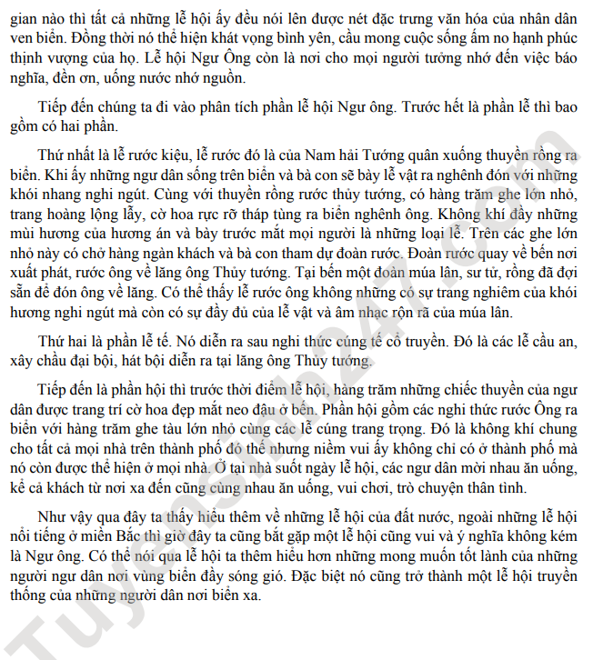 De thi giua ki 2 lop 6 mon Van 2024 - Ket noi tri thuc (Co dap an)