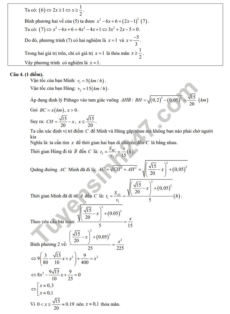 De thi giua ki 2 mon Toan lop 10 nam 2024 - THPT Binh Tan (Co dap an)