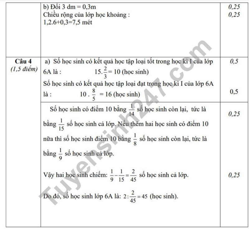 De thi giua ki 2 mon Toan lop 6 - THCS Quynh Xuan 2024 (Co dap an)