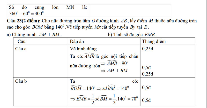 De thi giua ki 2 mon Toan lop 9 - THCS&THPT Vam Dinh 2024 (Co dap an)