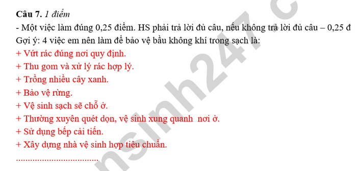 De thi hoc ki 2 lop 4 mon Khoa hoc - TH Ai Mo B nam 2023 (Co dap an)