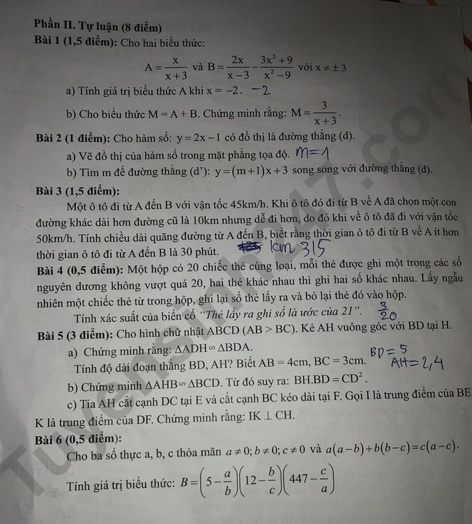De thi ki 2 mon Toan lop 8 - Quan Hai Ba Trung 2024