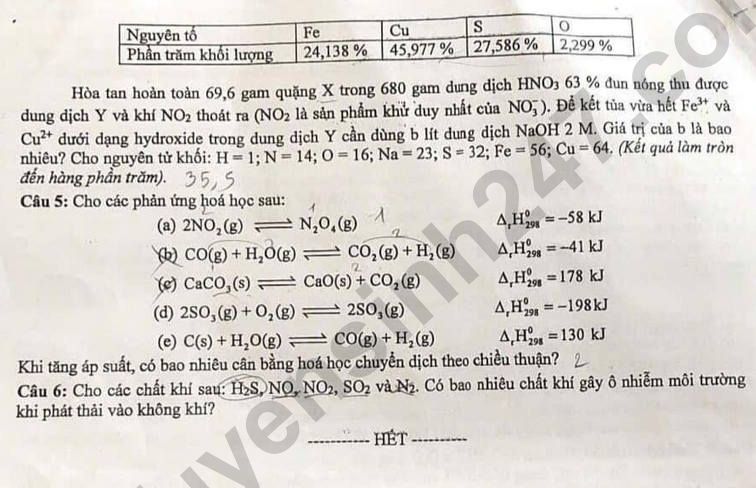 De thi giua HK1 lop 11 mon Hoa - THPT Tran Dai Nghia 2024