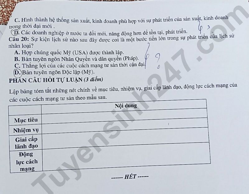 De thi giua HK1 lop 11 mon Su - THPT Tac Van 2024