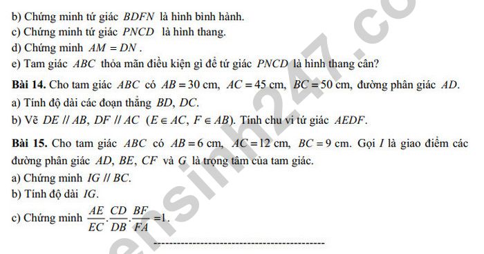 Huong dan on tap giua ki 2 mon Toan 8 2025 - THCS Chu Van An