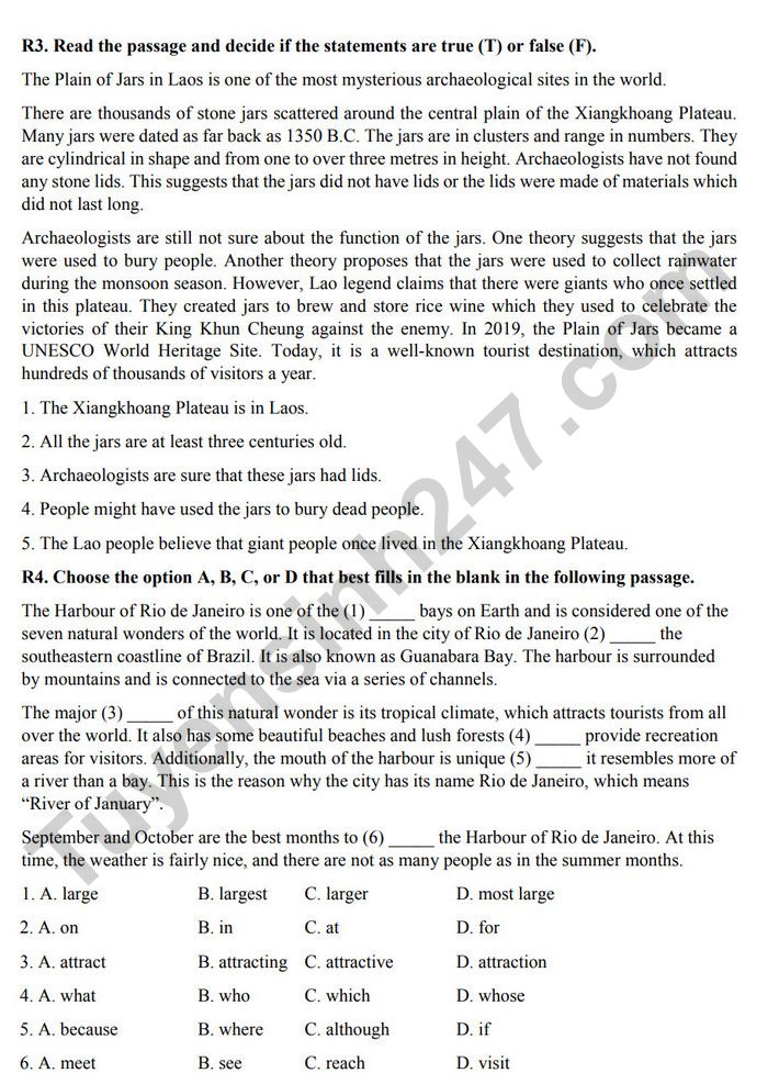 De cuong on thi mon Anh lop 9 giua ki 2 nam 2025 - THCS Long Toan