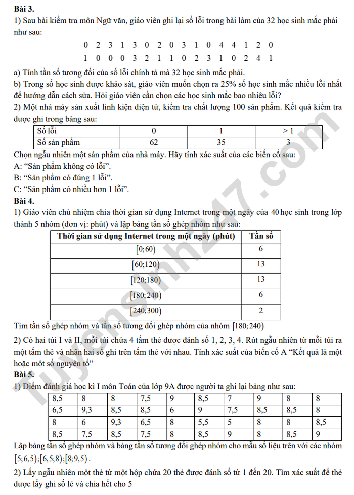 Huong dan on tap ki 2 mon Toan 9 THCS Van Yen 2025
