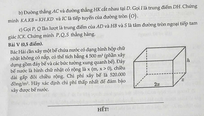 De thi hoc ki 2 mon Toan 9 nam 2025 - Quan Hai Ba Trung