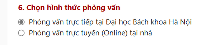 Huong dan dang ki xet tuyen tai nang Dai hoc Bach khoa Ha Noi 2025