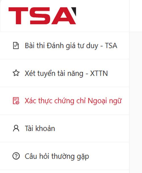 Huong dan dang ki xac thuc chung chi ngoai ngu DHKBHN 2025