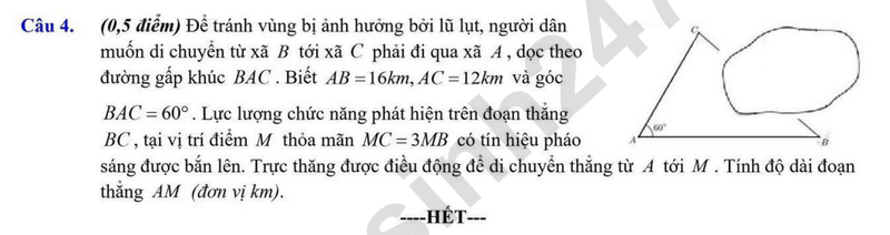 De thi giua ki 1 lop 10 mon Toan 2025 - THPT Tran Phu