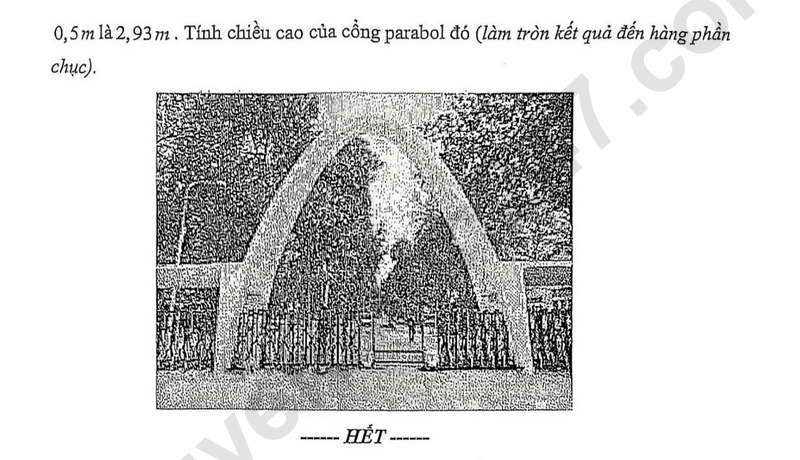 De thi hoc ki 1 mon Toan lop 10 nam 2025 - THPT Tran Phu