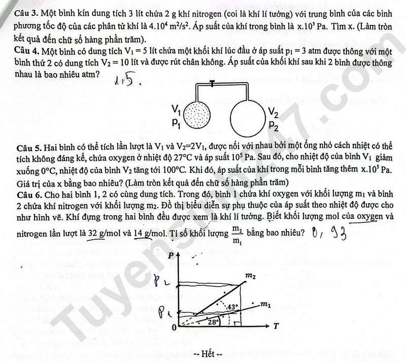 De thi hoc ki 1 lop 12 mon Ly nam 2025 - THPT Xuan Phuong