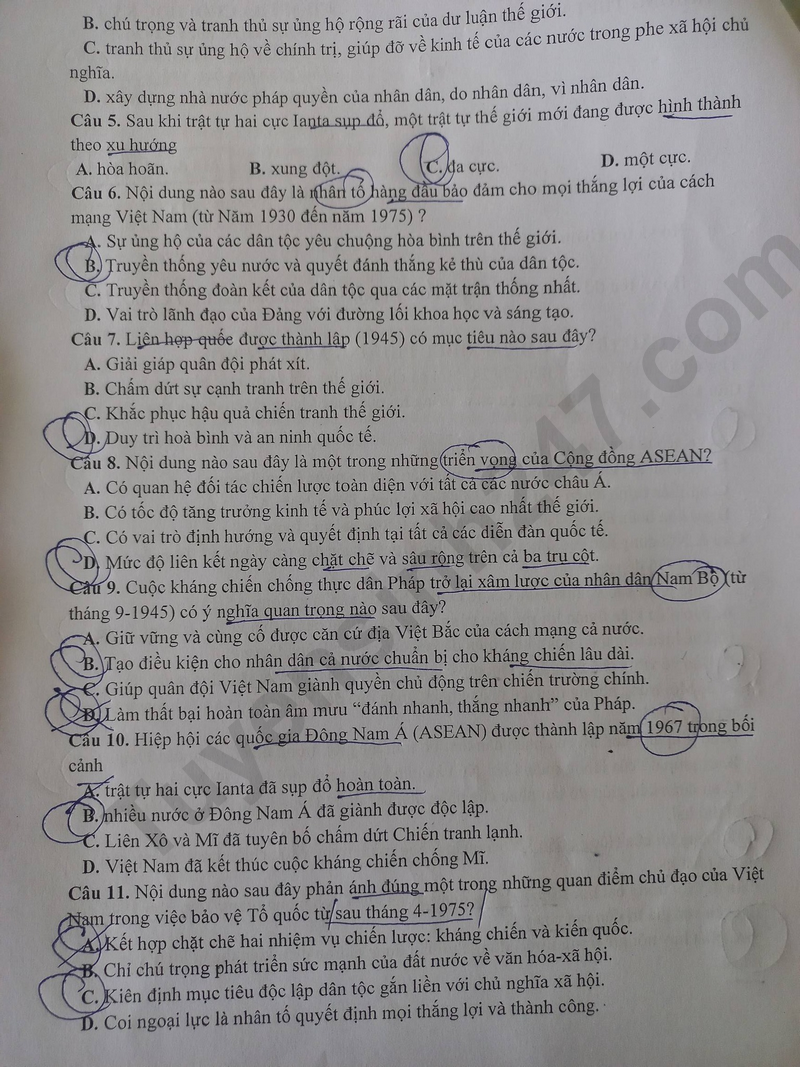 De thi ki 1 mon Lich su lop 12 nam 2025 - THPT Vo Thanh Trinh