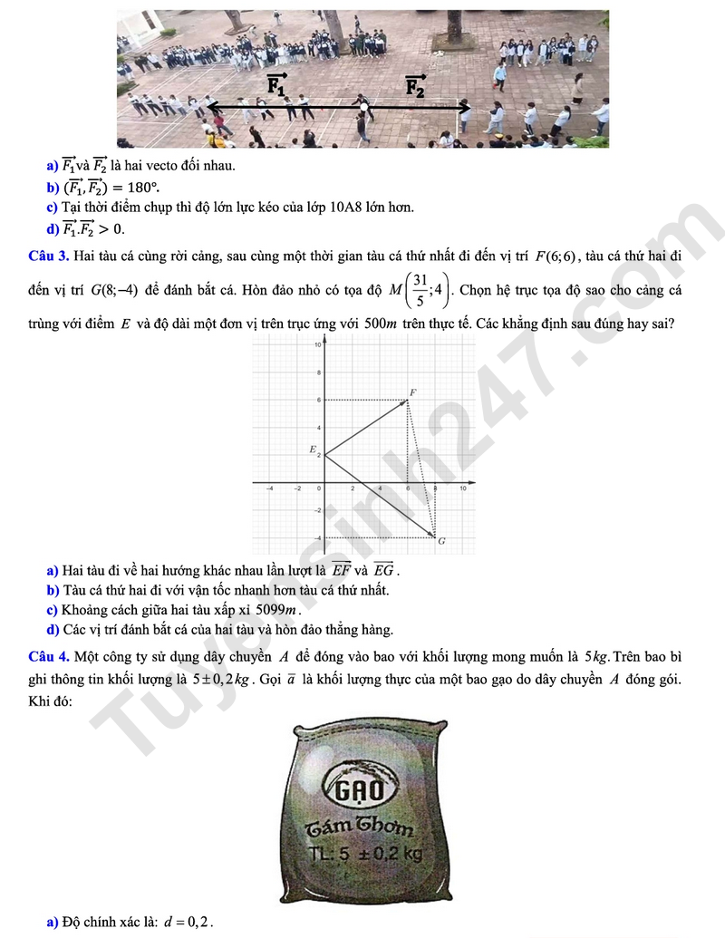 De thi HK 1 lop 10 mon Toan 2025 - THPT Nguyen Van Chat