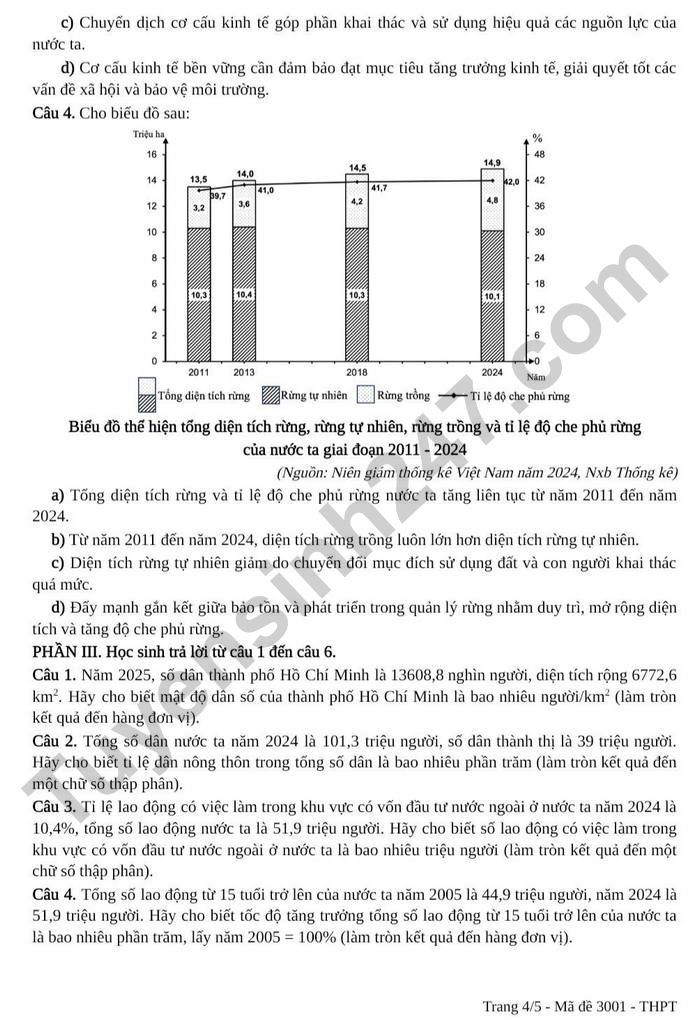 De thi cuoi ki 1 lop 12 mon Dia 2025 - TP Can Tho