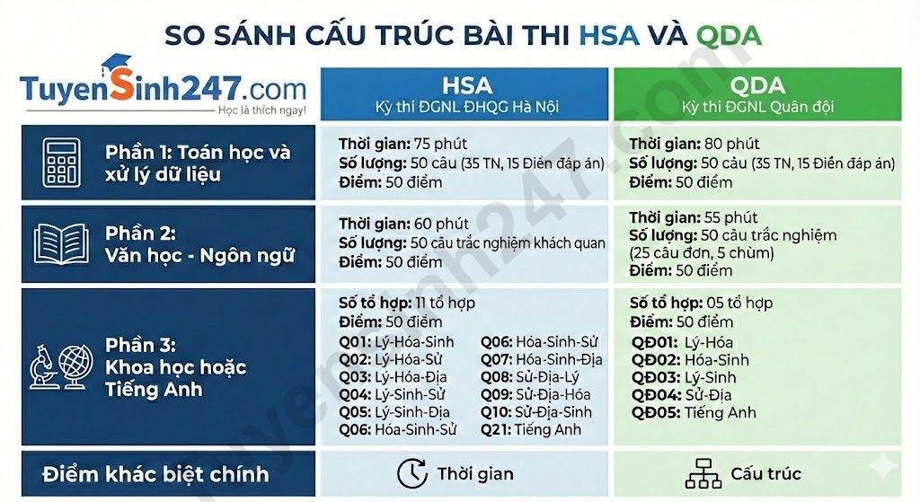 So sanh cau truc DGNL Ha Noi voi DGNL Quan doi