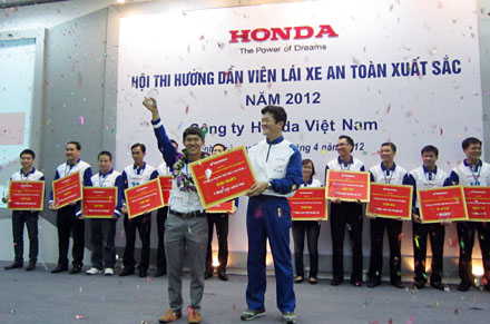 Honda Viet Nam trien khai chuong trinh dao tao ATGT vao truong dai hoc