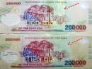 Phân biệt thật giả tiền polymer mệnh giá 200.000 đồng