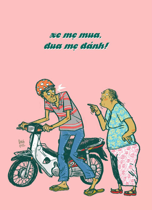 Van hoa giao thong cua tac gia \'Sat thu dau mung mu\' gay an tuong