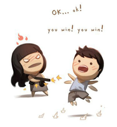Những bộ kí họa tình yêu cute nhất quả đất