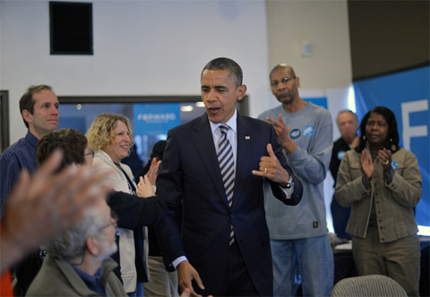 Barack Obama tai cu tong thong My them 4 nam nhiem ky