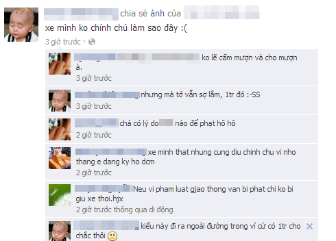 Cư dân mạng tranh cãi về xử phạt xe không chính chủ 5