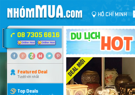 Nhom Mua te liet, khach hang doi voucher o dau?