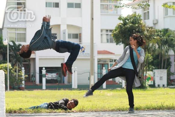 Anh hau truong  phim hai tet 2013 Nha Co Nam Nang Tien