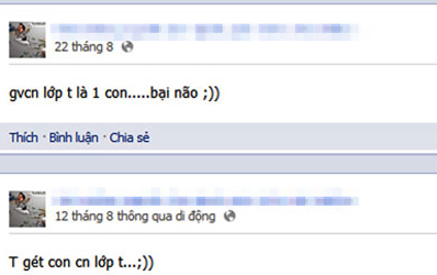 Học sinh có nên bình luận về thầy cô trên Facebook? 1 Học sinh có nên bình luận về thầy cô trên Facebook? 1